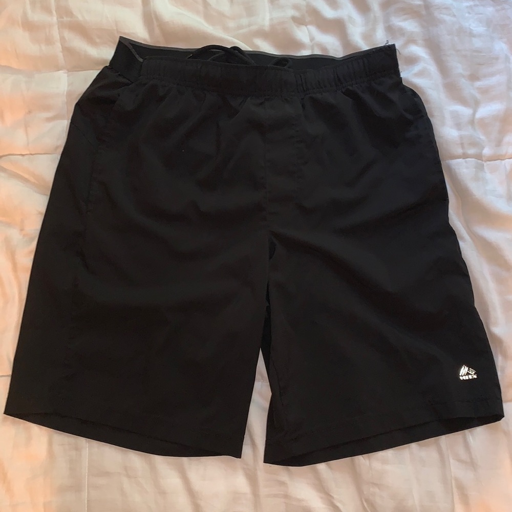 RBX Mens Black Size Medium (Fits as Large) Athletic Shorts